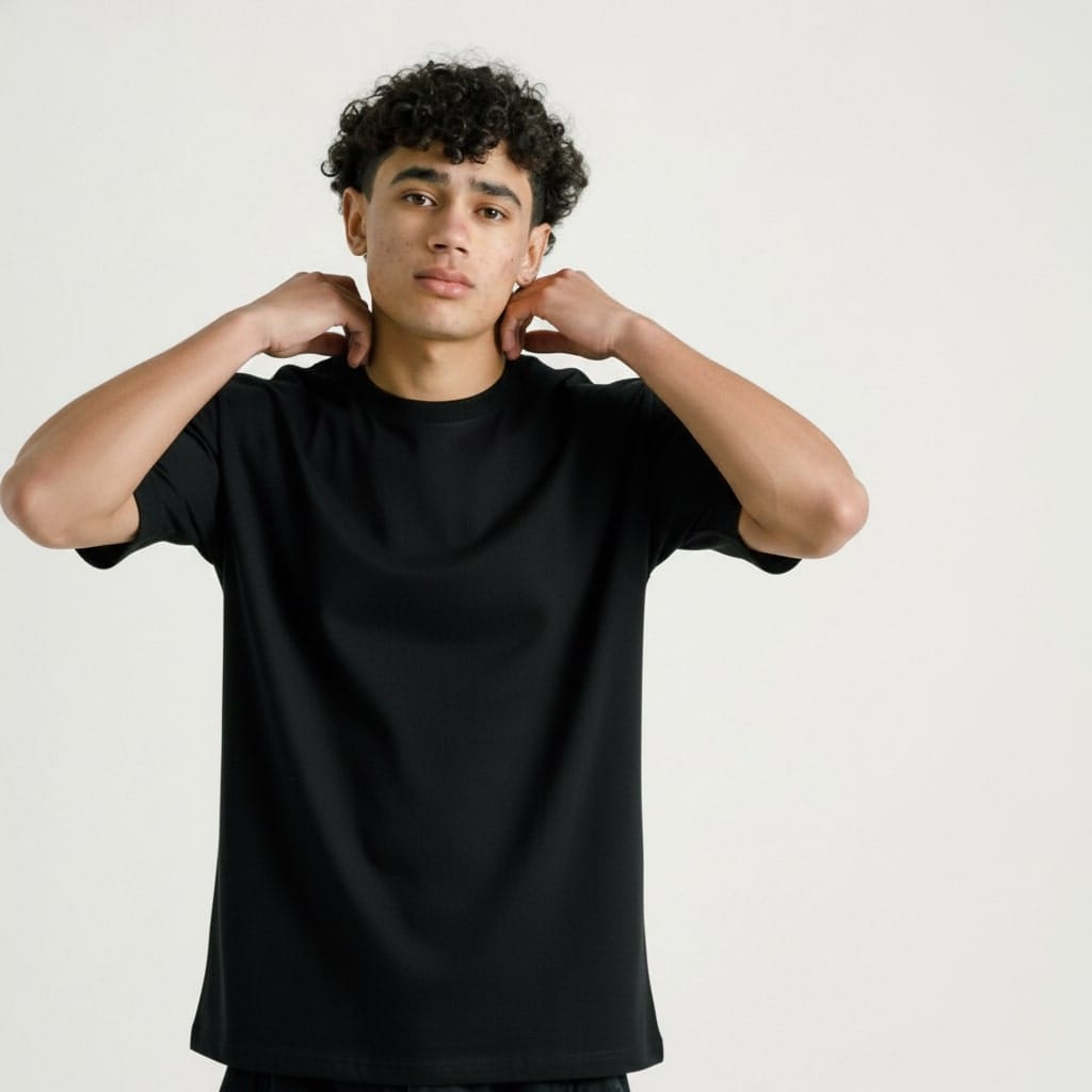 Alternative view of THOUSAND7 - Origin Black & White Tee