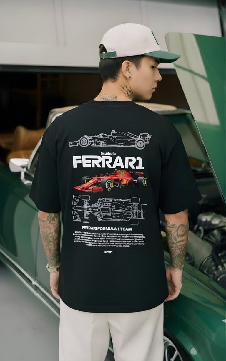 Alternative view of THOUSAND7 - Ferrari Formula 1 Tee