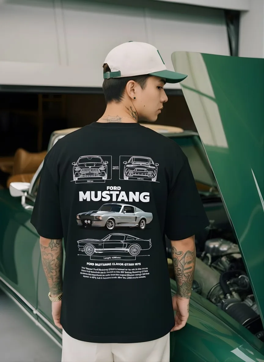 Alternative view of THOUSAND7 - Ford Mustang Tee