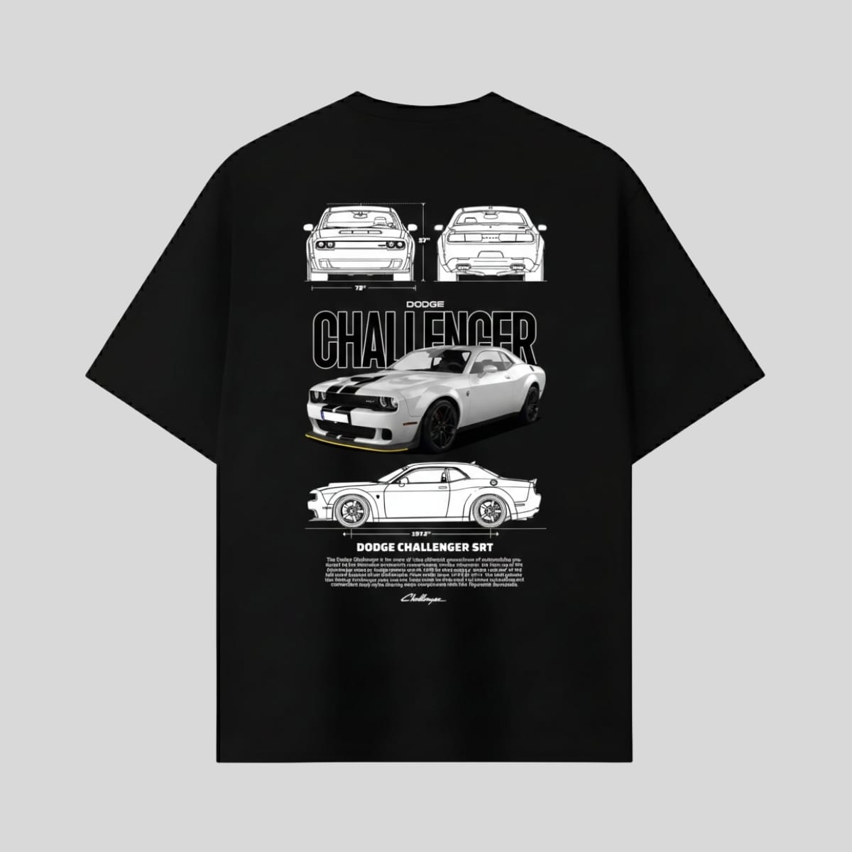 THOUSAND7 - Dodge Challenger Tee