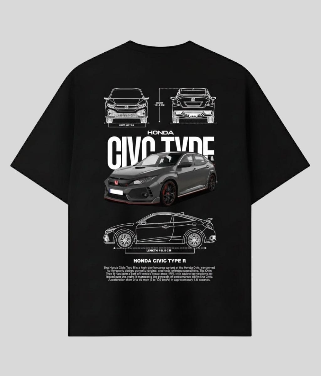 THOUSAND7 - Honda Civic TypeR Tee