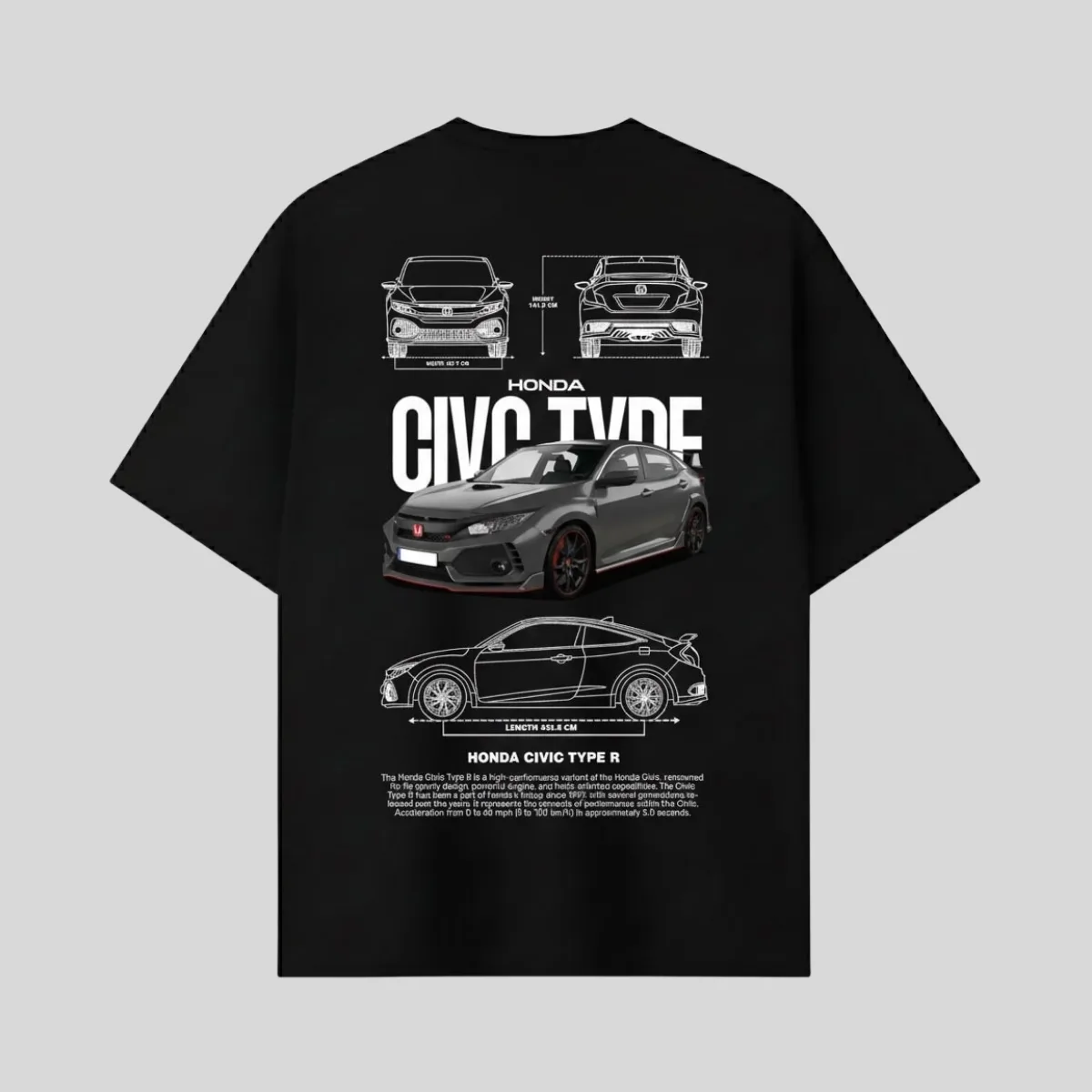 THOUSAND7 - Honda Civic TypeR Tee