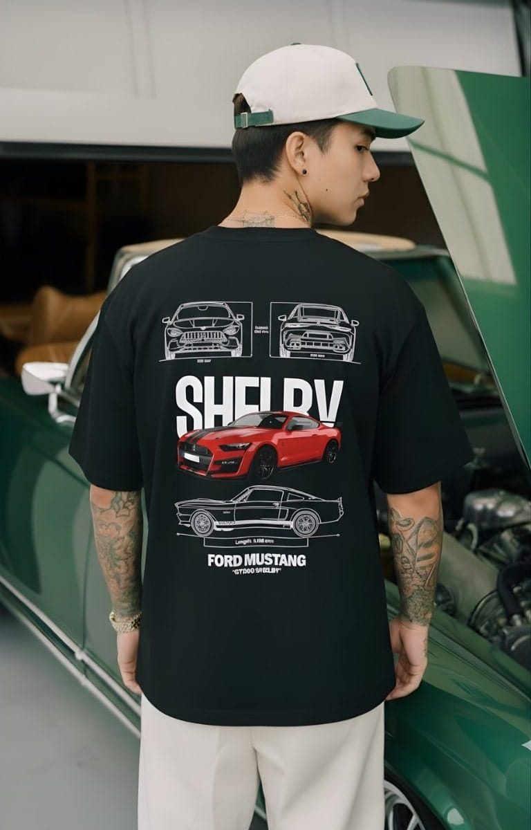Alternative view of THOUSAND7 - Ford Mustang Shelby GT500 Tee