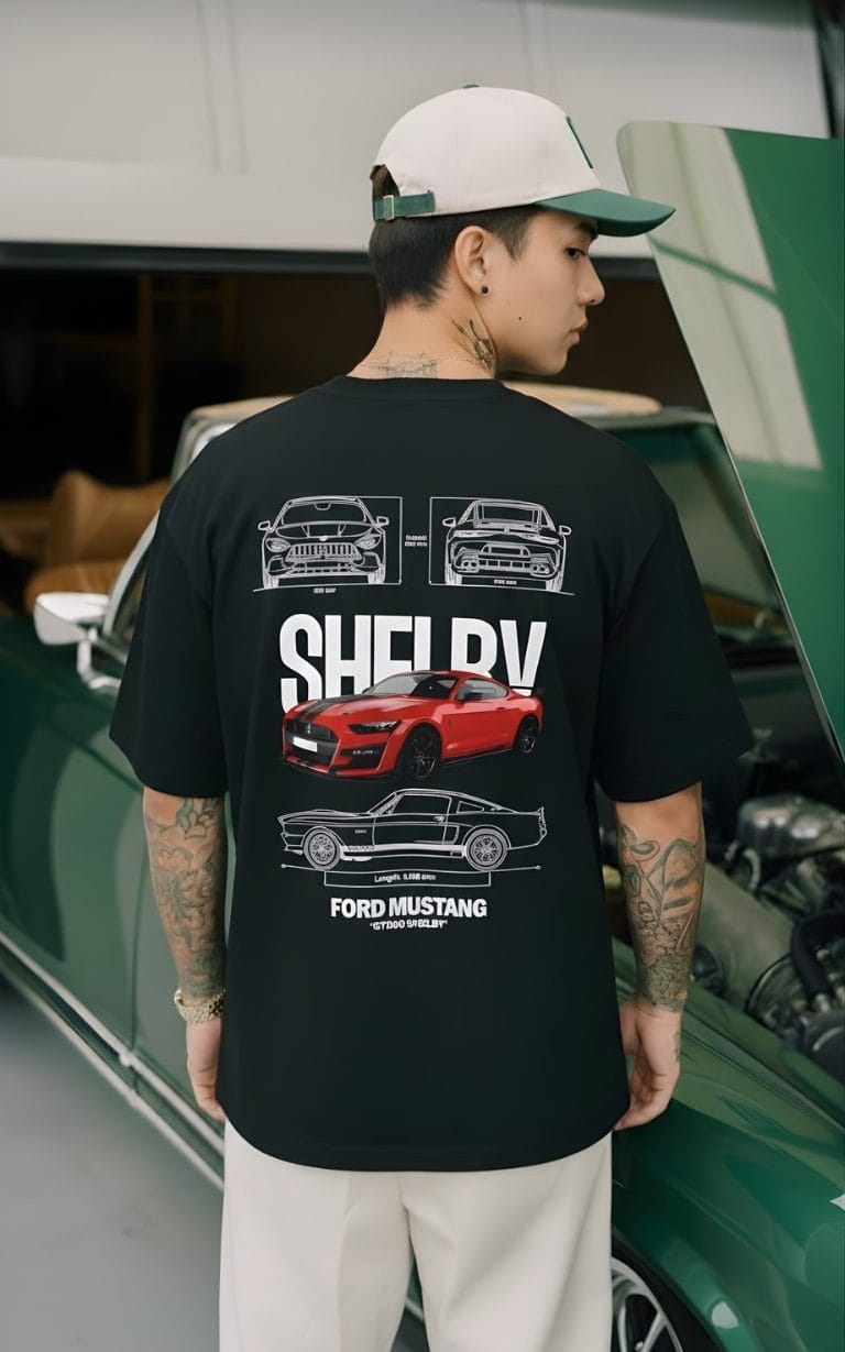 Alternative view of THOUSAND7 - Ford Mustang Shelby GT500 Tee