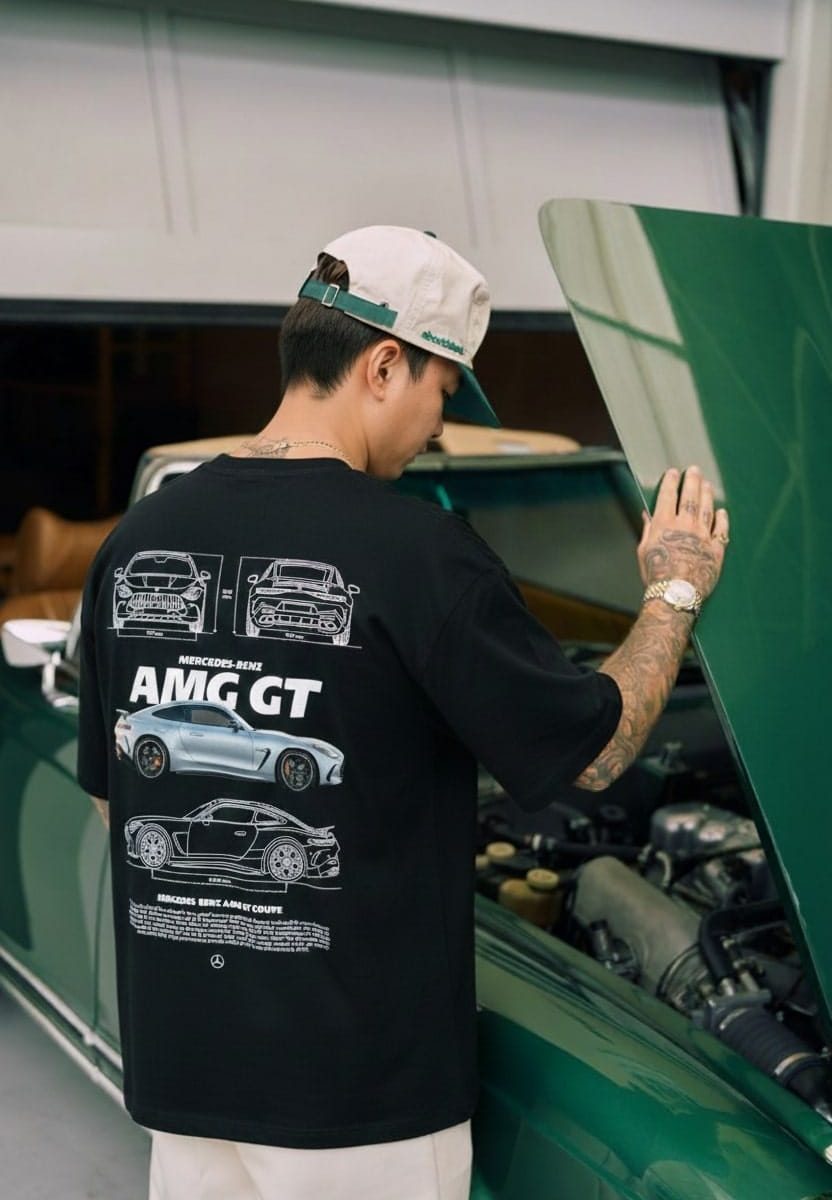 Alternative view of THOUSAND7 - Mercedes AMG GT Tee
