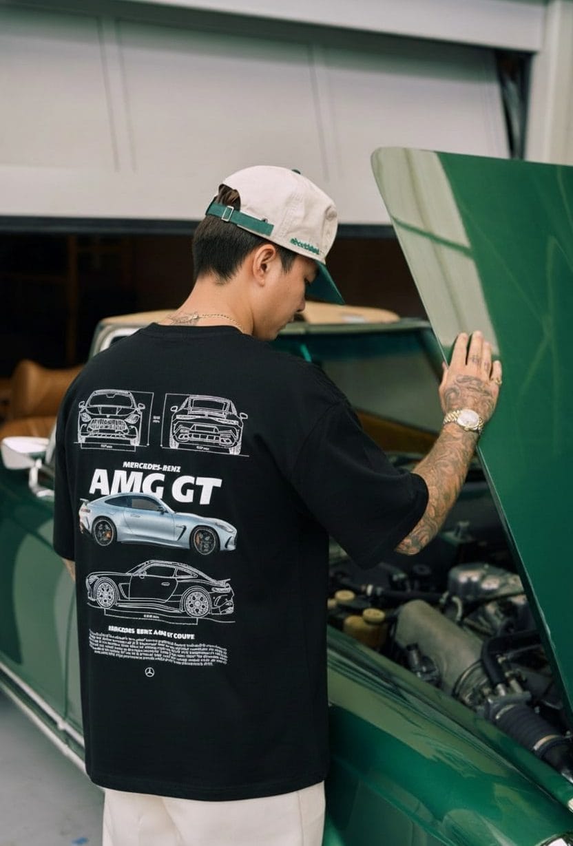 Alternative view of THOUSAND7 - Mercedes AMG GT Tee